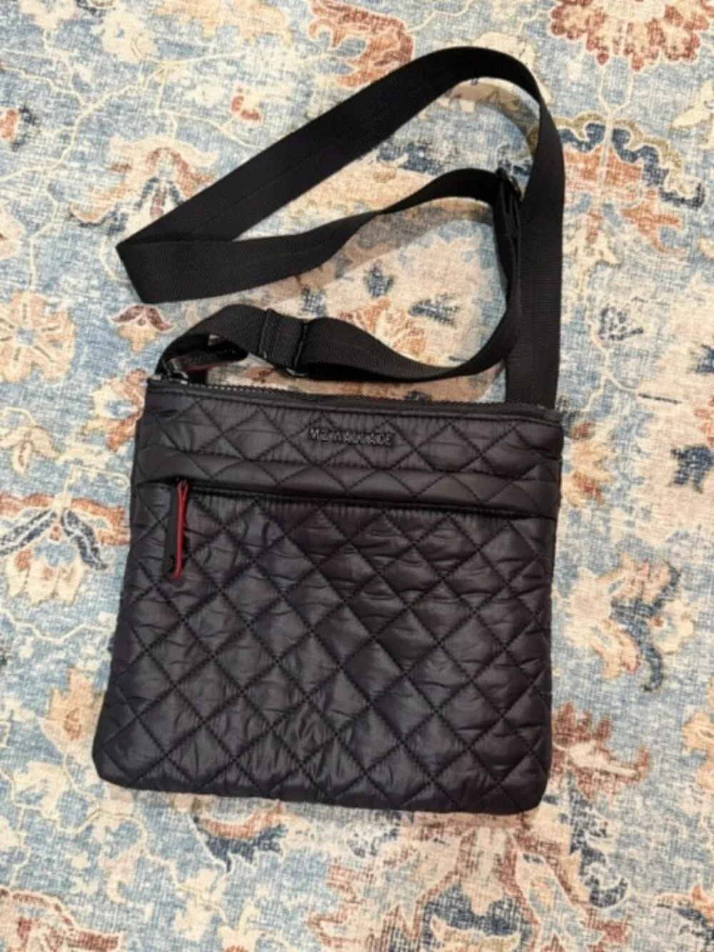 MZ Wallace Metro Flat Crossbody - Black - Like New